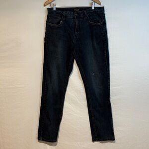 Men's Urban Star Jeans, Relaxed Fit, Straight Leg, Dark Blue Wash, Size 36x34